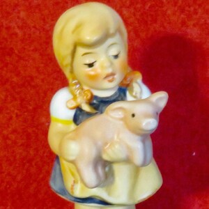 Vintage Goebel Hummel Pigtails # 1382 Fine Porcelain Figurine - Made In Germany