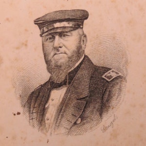 1860&#39;s Civil War Com. L.M. Goldsborough Souvenir Card - Free Shipping