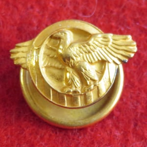 Original 1940&#39;s WWII World War II Ruptured Duck Honorable Discharge US Army Collar Pin