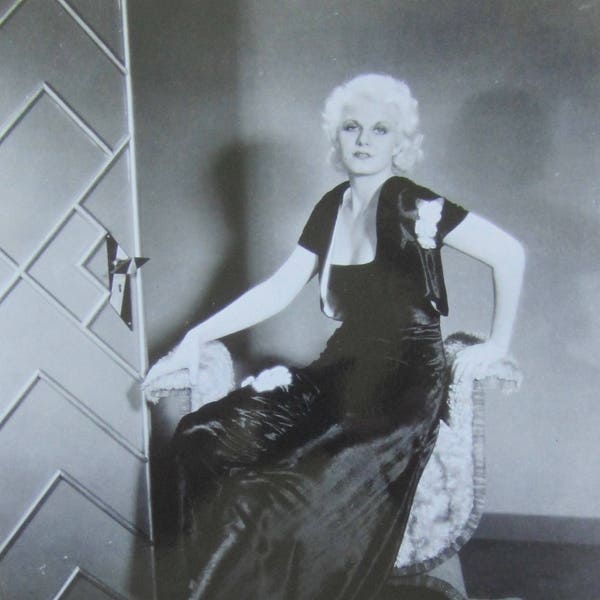 Vintage Jean Harlow Movie Still 8 x 10 Photo - Hollywood Glamour Girl - Free Shipping