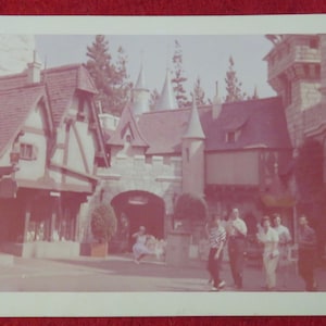 Original 1962 Disneyland The Matterhorn Color Snapshot Photo/Photograph
