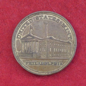 Original 1897 Tennessee Centennial Exposition US Mint Souvenir Token Coin