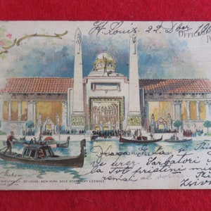 Vintage 1903 St. Louis World&#39;s Fair Metallurgy Building