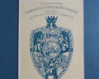 Scarce 1893 Columbian Exposition Chicago World's Fair Goldsmiths' & Silversmiths' Company Advertising Souvenir Booklet