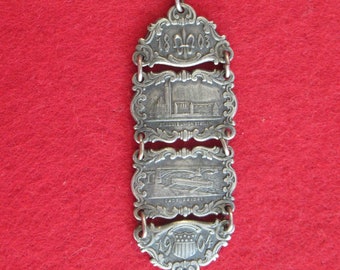 1904 Louisiana Purchase Exposition St Louis World's Fair Souvenir Watch Fob