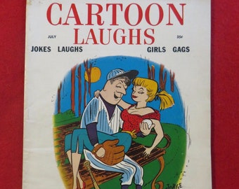 Vintage 1967 Cartoon Laughs Mens Entertainment Magazine - Jokes, Laughs, Girls, Gags