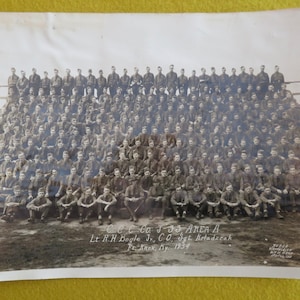 Depression Era 1934 CCC Civilian Conservation Corporation Fort Knox Kentucky - J33 Area A Camp 10 x 8 Photo/Photograph