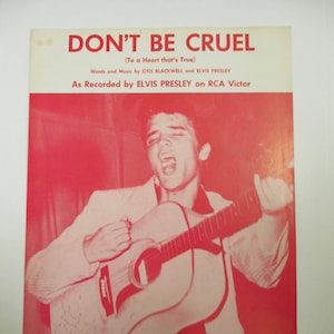 1956 Elvis Presley &quot;Don&#39;t Be Cruel&quot; Sheet Music