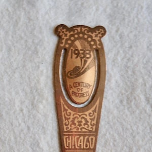 Original 1933 Century Of Progress Chicago&#39;s World&#39;s Fair Bookmark - COP Logo