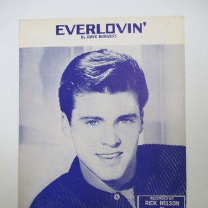 Ricky Nelson - 1959 Everlovin&#39; Sheet Music