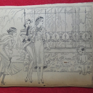 Original 1930&#39;s Newspaper Clipping -  Here Before By Nell Brinkley