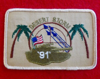 Vintage 1991 Operation Desert Storm Commemorative Shoulder Patch