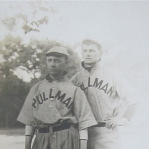 1910s Chicago Pullman Baseball Players RPPC Real Photo Postcard