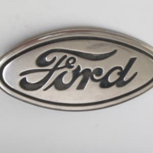 Antique 1912 Ford Motor Company Logo Plate - Original Oval As Found