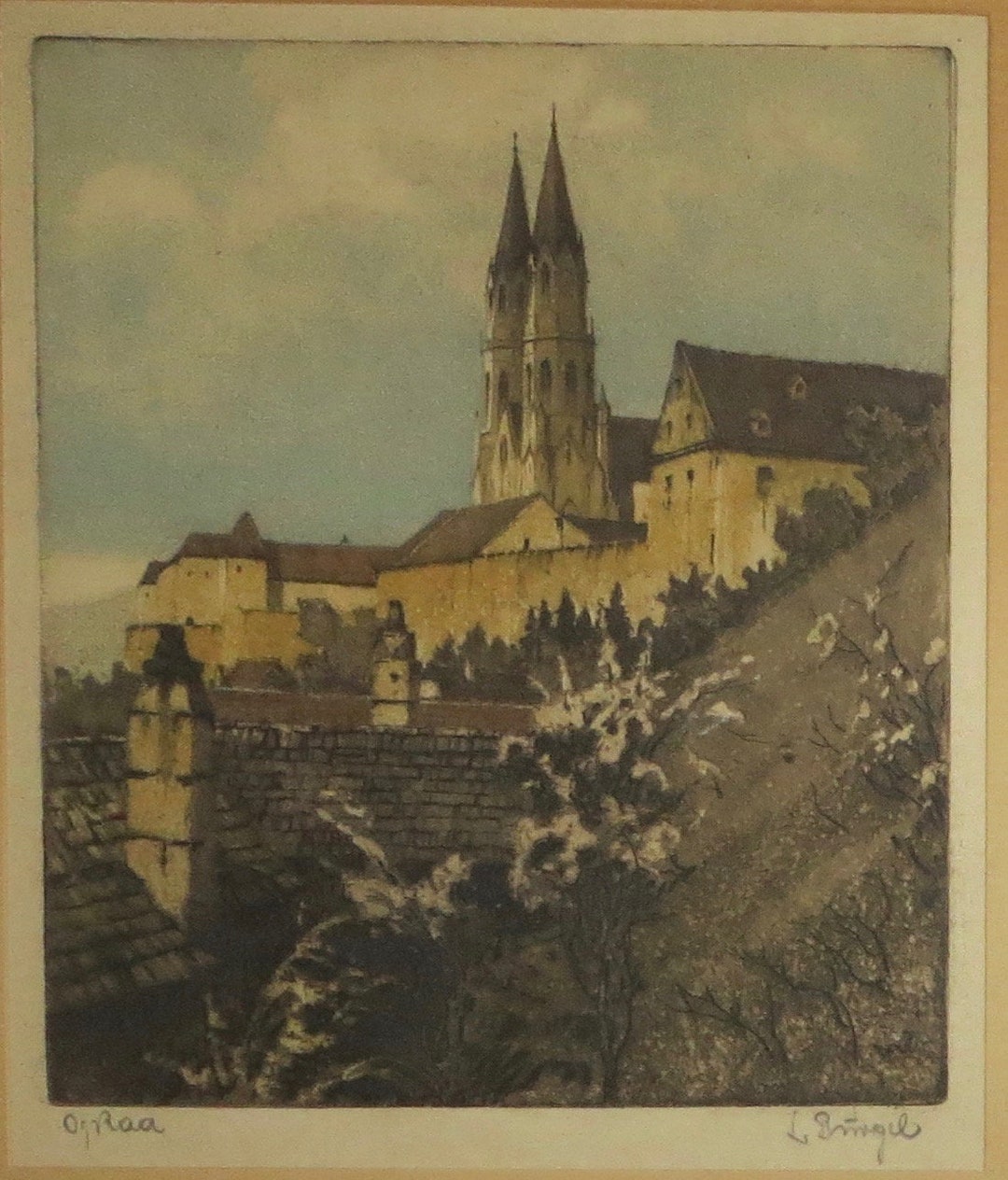 Ludwig Burgel 19011972 Germany Original Mid Century Aqua Etsy