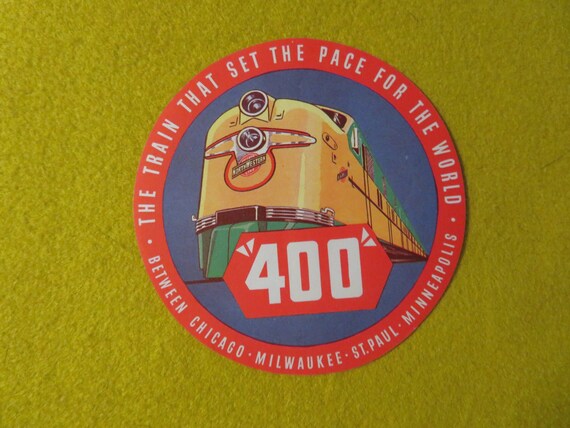 Original 1940's Chicago Northwestern Railway 400 Train - Etsy