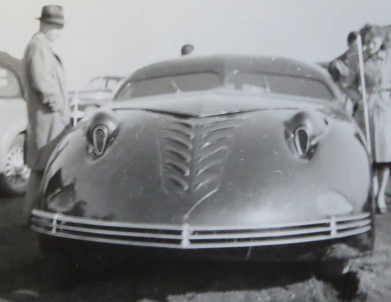 Phantom Corsair Vintage 1940/'s Prototype Automobile at Custom /& Classic Car Show Snapshot Photo Free Shipping