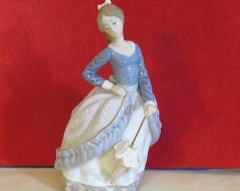 リアドロ　希少　「アンジェラ」パラソルを持つ少女 ヴィンテージ　LLADRO リアドロ 希少 「アンジェラ」パラソルを持つ少女 ヴィンテージ LLADRO