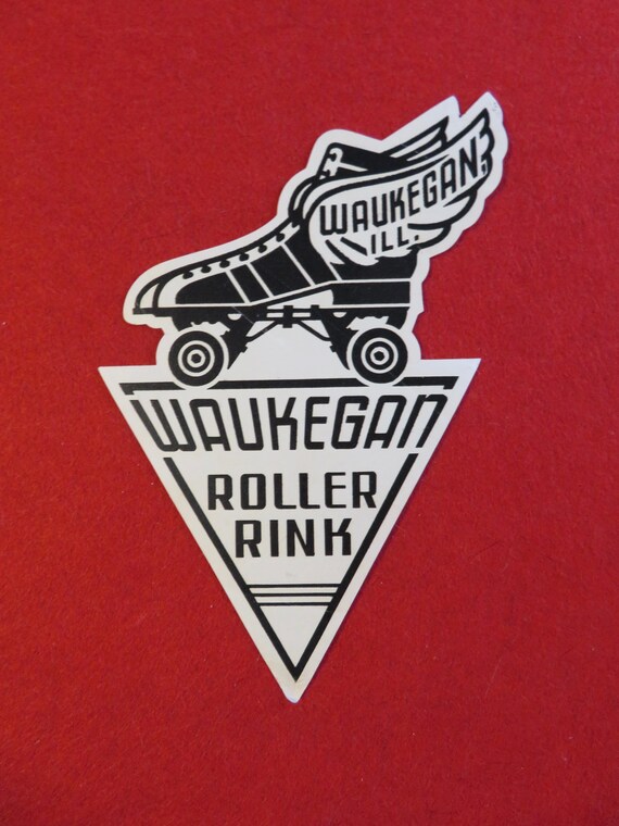 Vintage 1940's Waukegan Roller Rink Waukegan Illinois Etsy