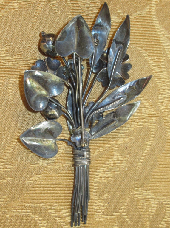 Vintage 1910's Arts & Crafts Era Handmade Flower … - image 3