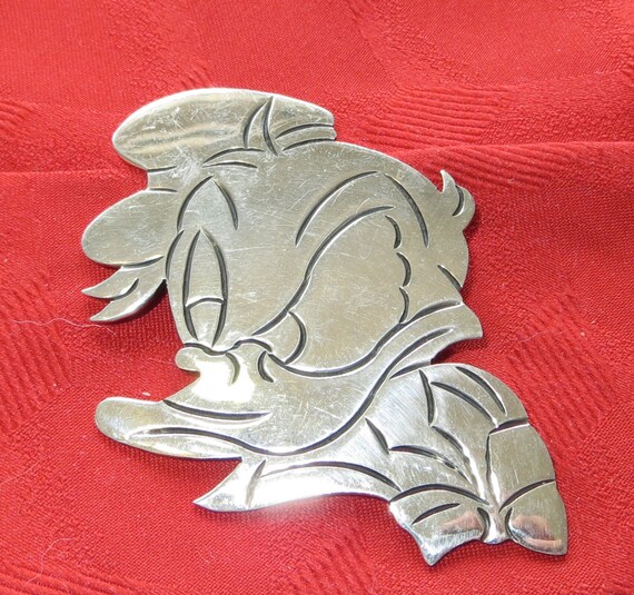 Vintage 1960's Walt Disney's Donald Duck Brooch S… - image 3