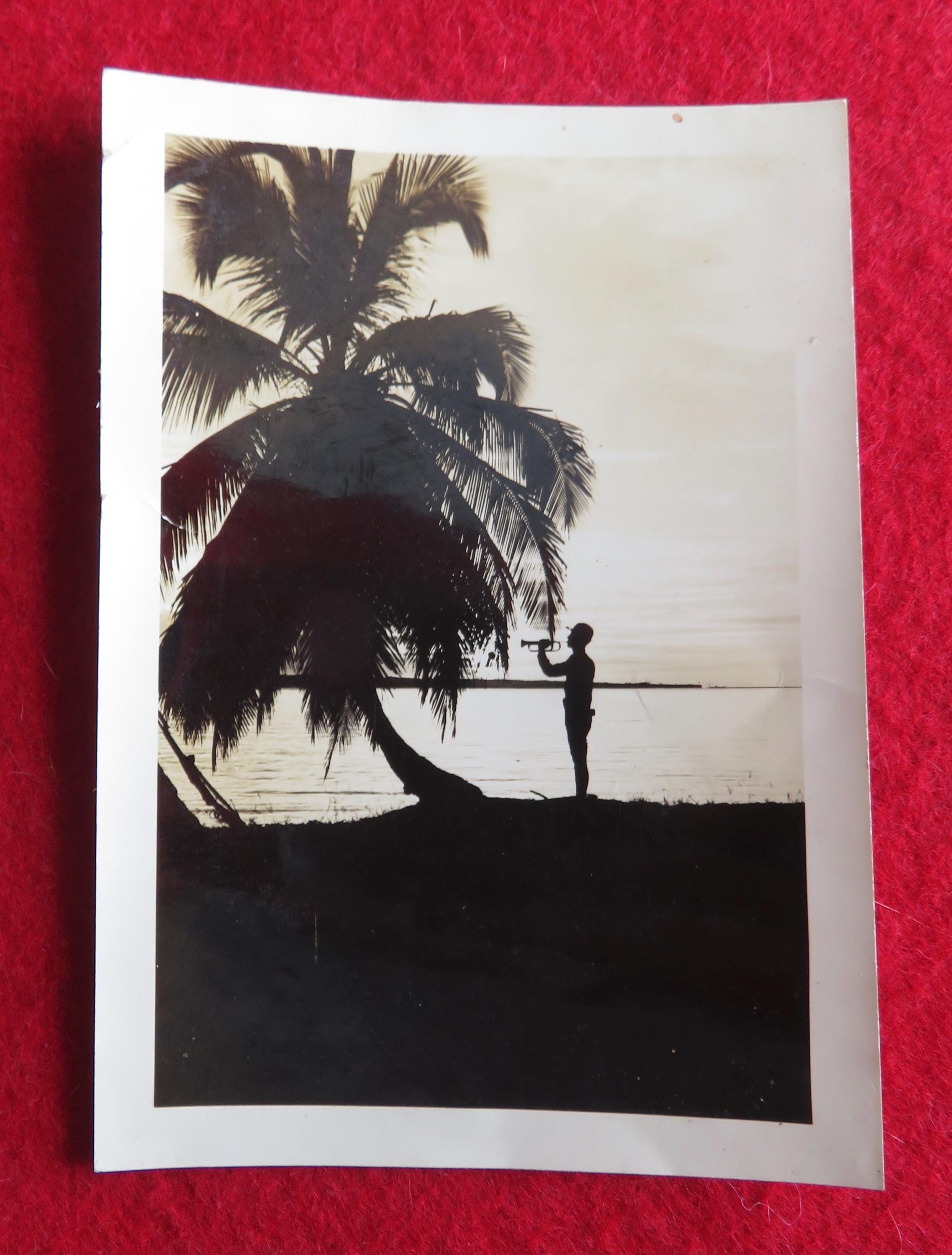 1940s WWII Hawaii Photo – US Army Bugler at Sunset - Etsy