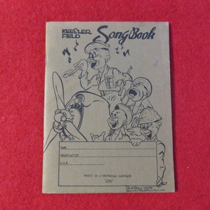 Original 1940&#39;s World War II Era Keesler Field Patriotic Song Booklet