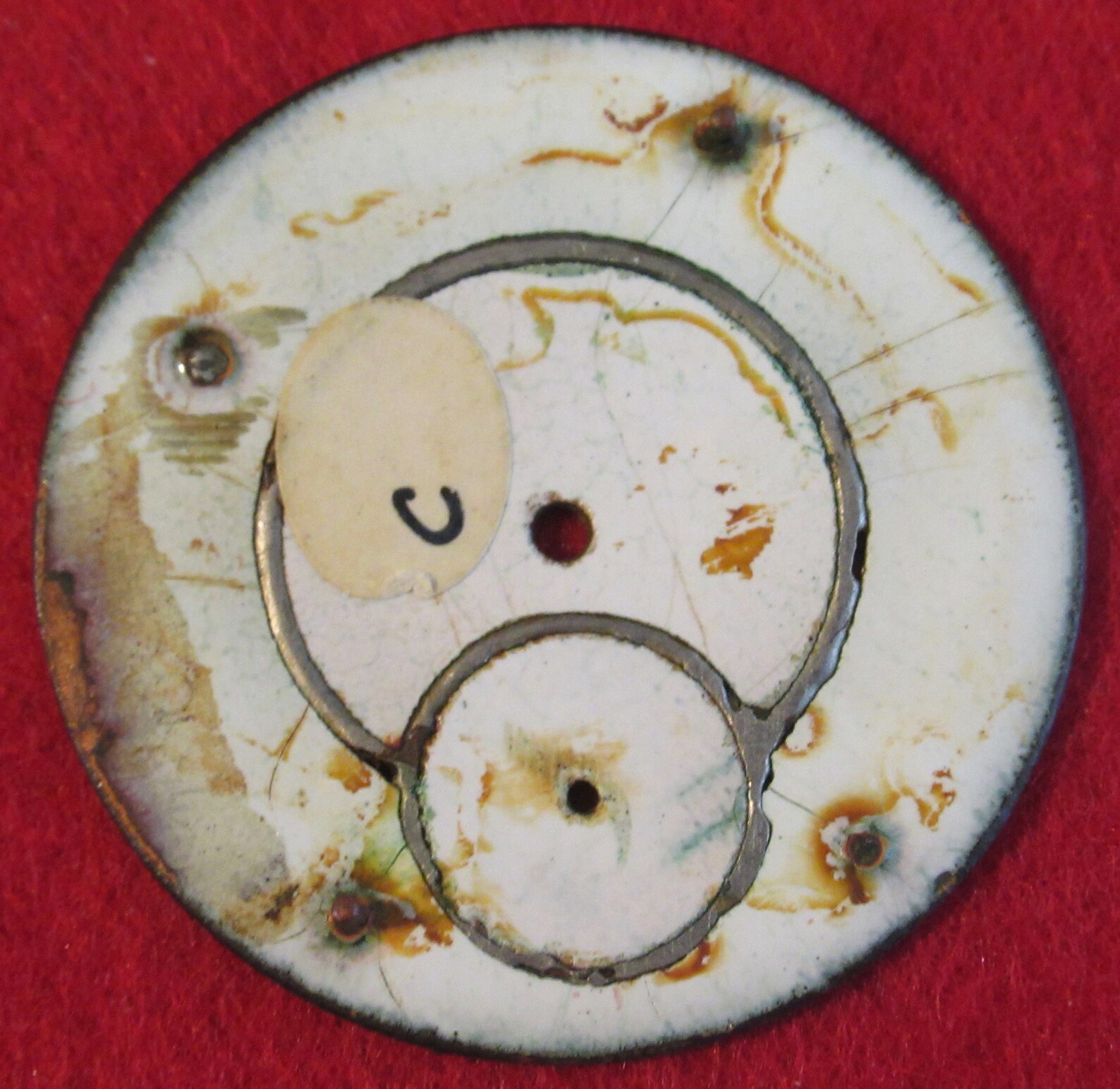 Original Pocket Watch Face Replacement Quincy Street 42mm Etsy