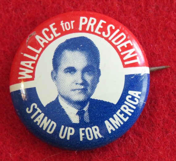 1964 George Wallace Presidential Campaign Pin Bac… - image 7