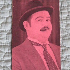Carte Publicitaire Vintage Hardy London School Of Casting - Rare