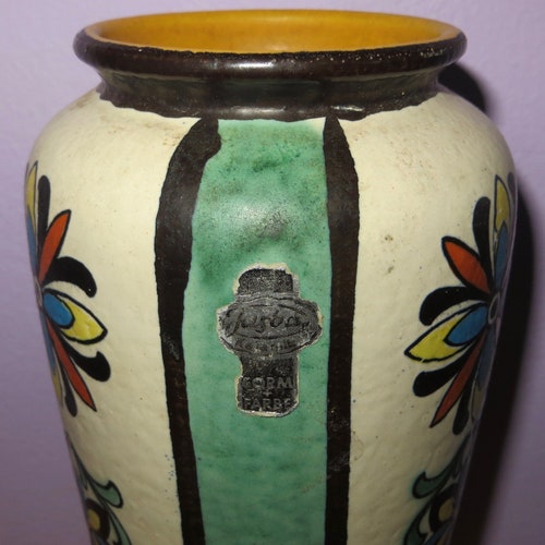 Mid Century Jasba Keramik West Germany Vase - shops Free Shipping