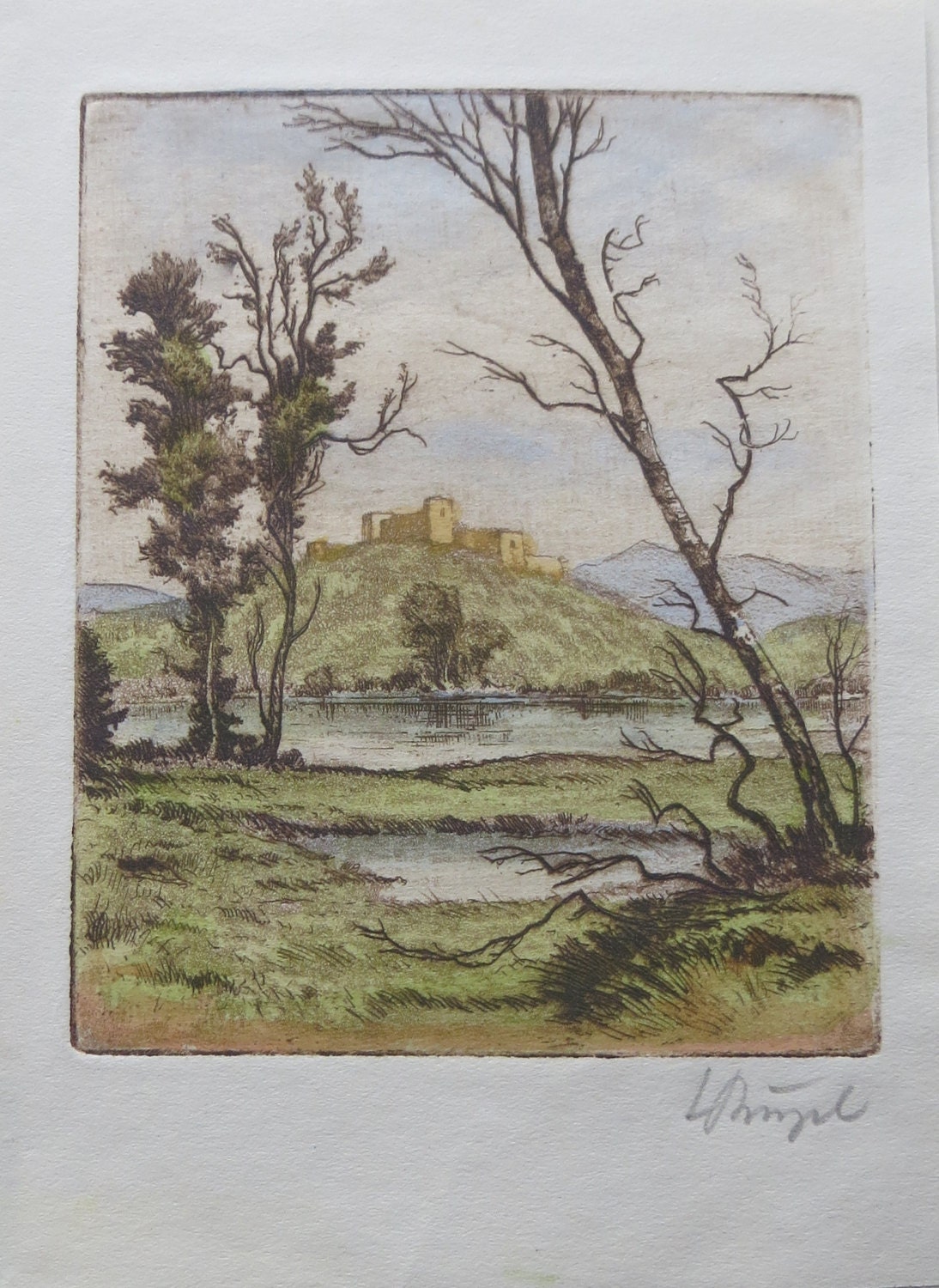 Ludwig Burgel 19011972 Germany Original Mid 20th Century Etsy