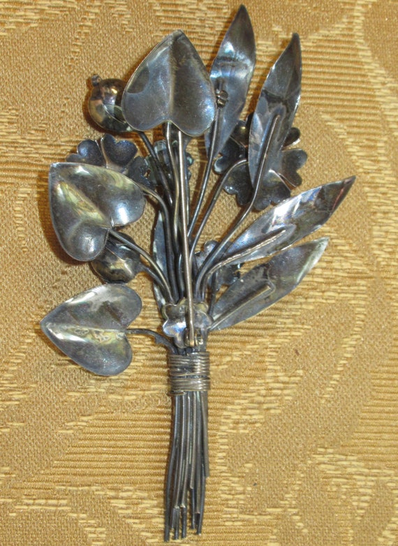 Vintage 1910's Arts & Crafts Era Handmade Flower … - image 8