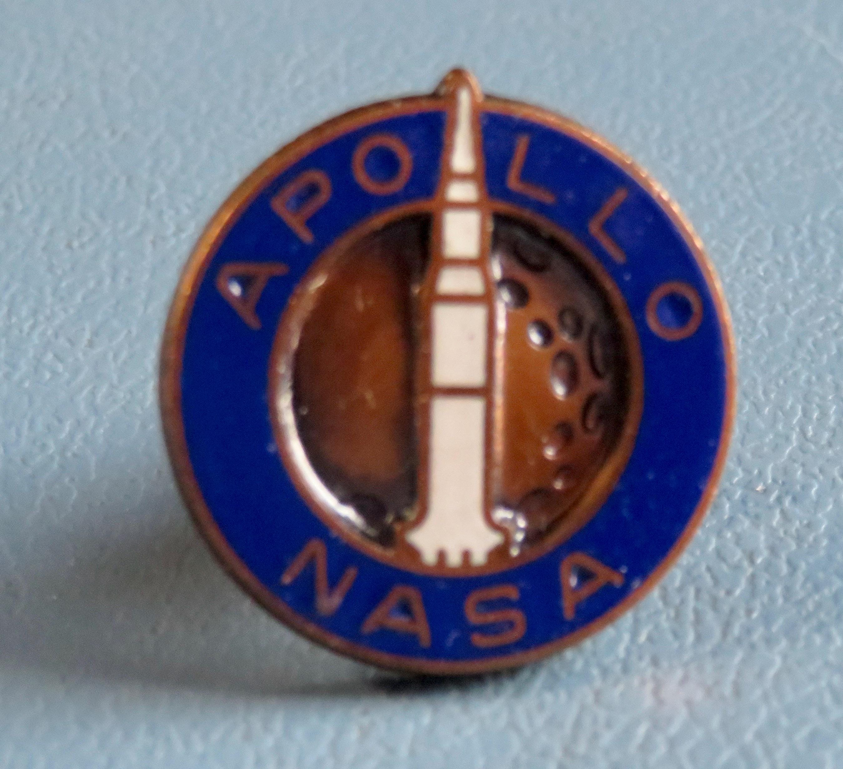 1971's☆ NASA☆ アポロ14号☆ ヒューストン関係者用Tie-Pin Vintage