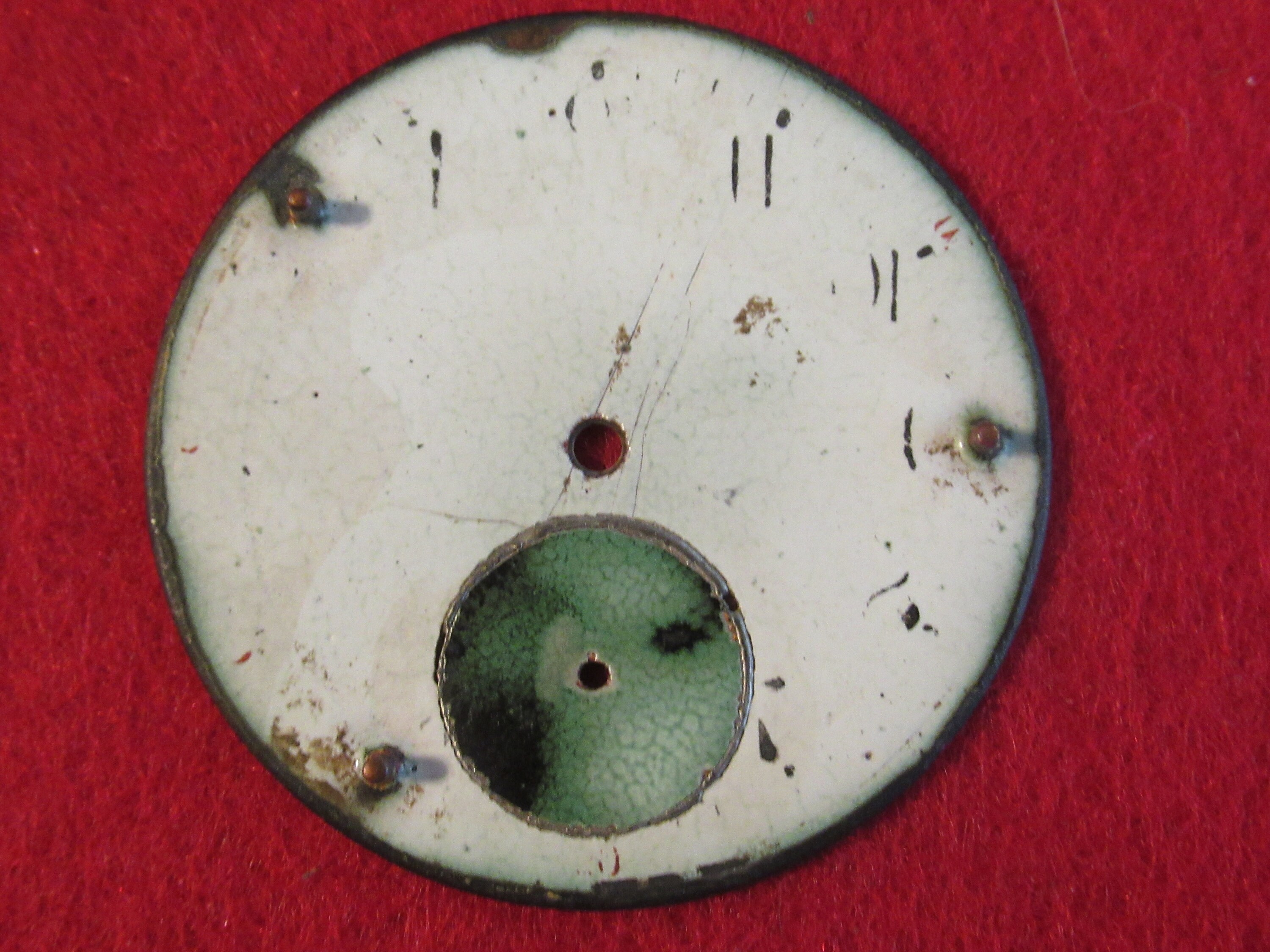 Original Pocket Watch Face Replacement Jensen Brothers 43mm Etsy