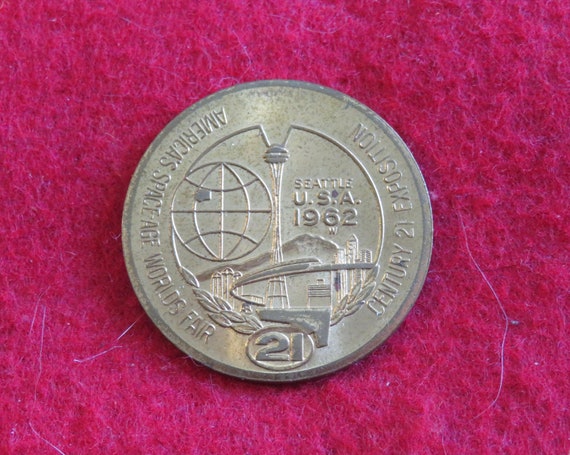 Original 1962 Century 21 Exposition Seattle World's Fair Souvenir