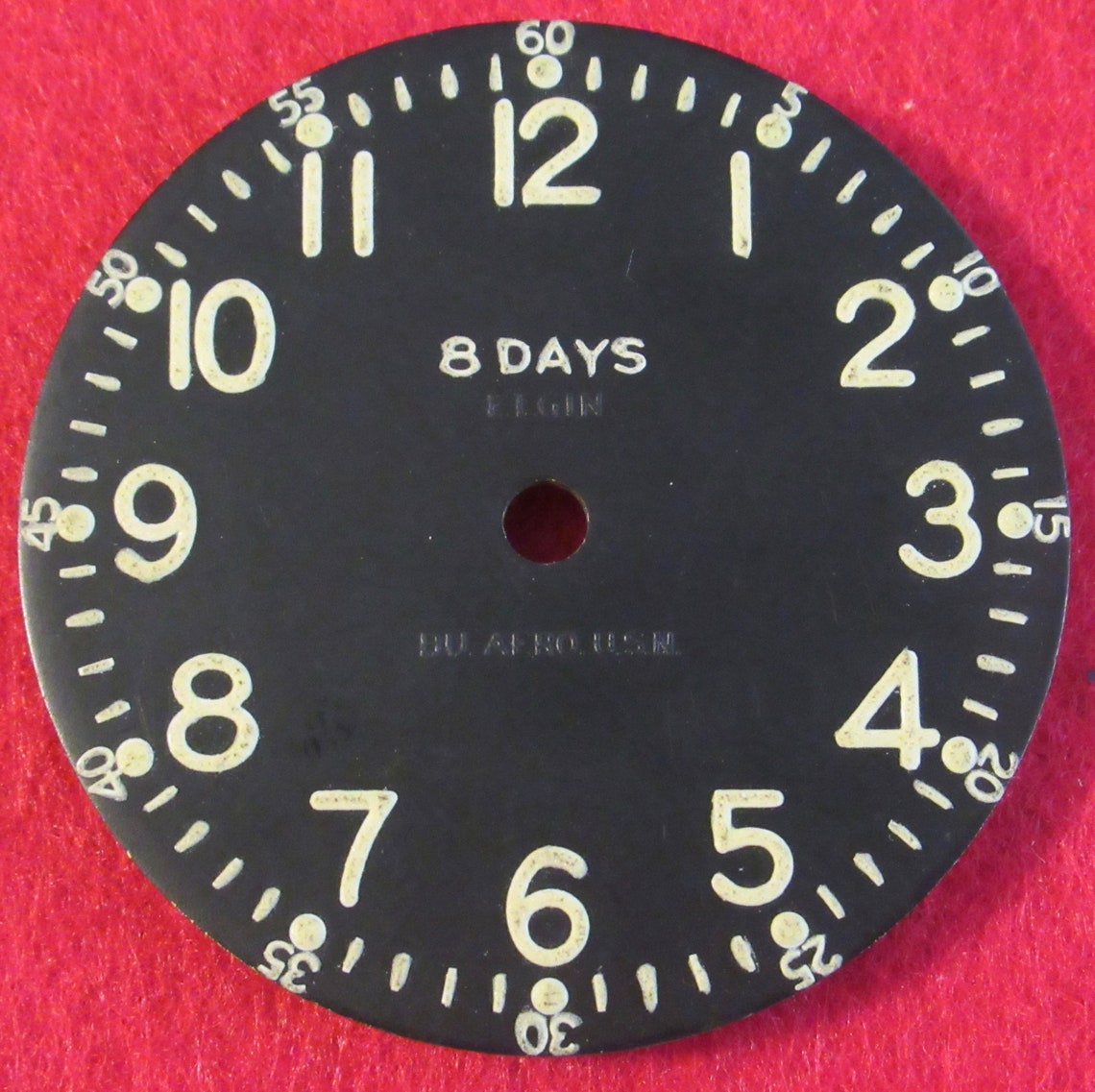 Original Pocket Watch Face Replacement 8 Days Glow in the Dark Etsy