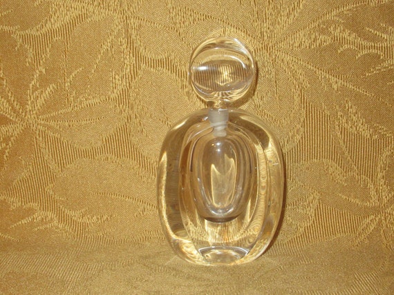 Vintage 1980's Kosta Boda Crystal Clear Signed Pe… - image 3