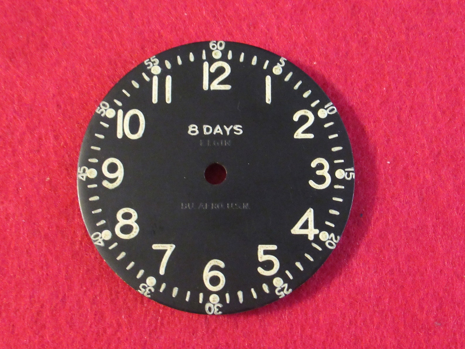 Original Pocket Watch Face Replacement 8 Days Glow in the Dark Etsy