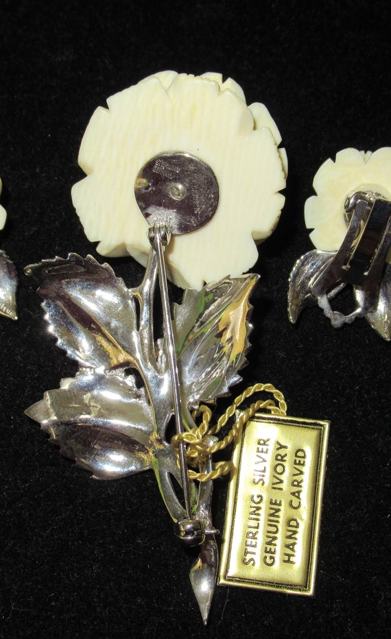 Original 1950's Signed Alice Caviness Floral Rose… - image 4