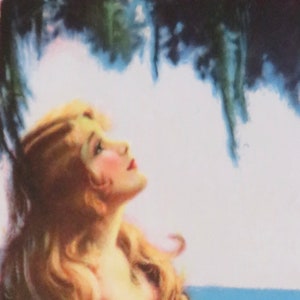 Vintage 1930's Sexy Nude Pin up Girl by the Ocean - Air Minded - Etsy