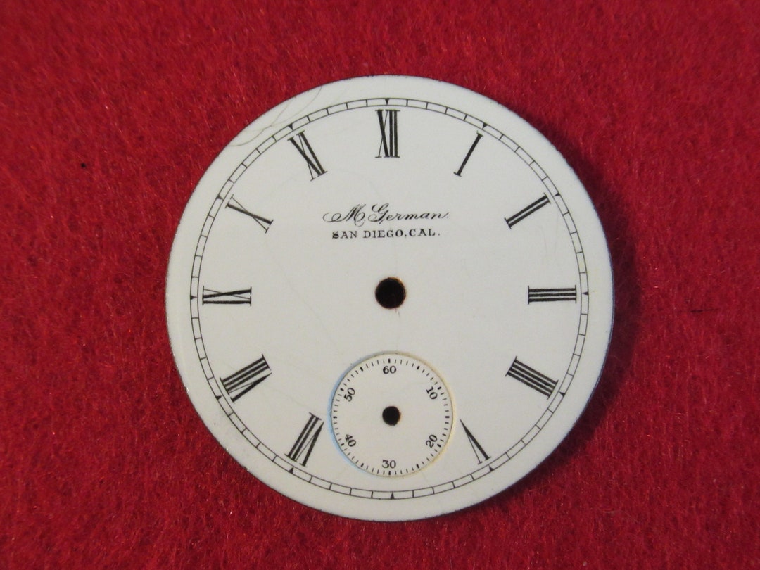 Original Pocket Watch Face Replacement M German San Diego, California