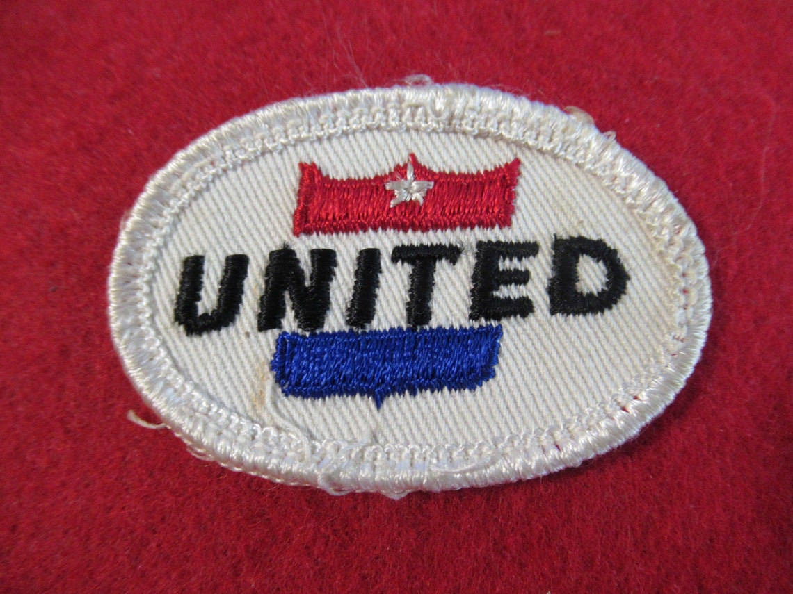 Vintage 1970's United Airlines Uniform Cloth Patch | Etsy