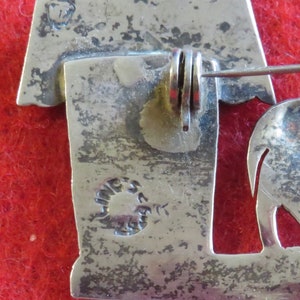 STERLING SILVER CACTUS DESIGN PIN/BROOCH - 8g - BBA-5