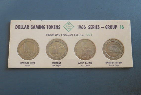1966 Franklin Mint Dollar Gaming Tokens: Harold's Club, Fremont