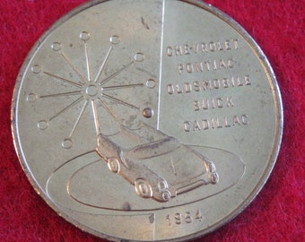 Vintage 1954 General Motors GM Motorama Commemorative Souvenir
