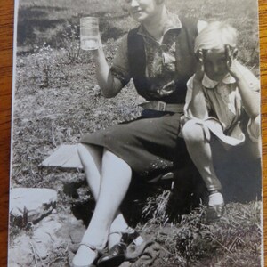 Silly 1920's Oh No Mama's Drinking Again Snapshot Photograph Free Shipping image 3