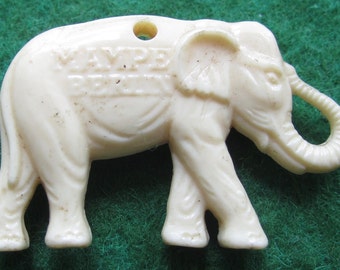 Original 1950's Berlin Zoo Mampe The Elephant Necklace Charm - Free Shipping