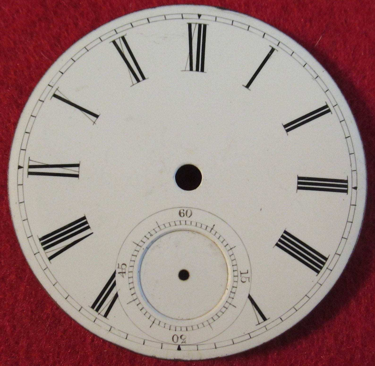 Original Pocket Watch Face Replacement Unnamed 45mm Steam Punk Etsy