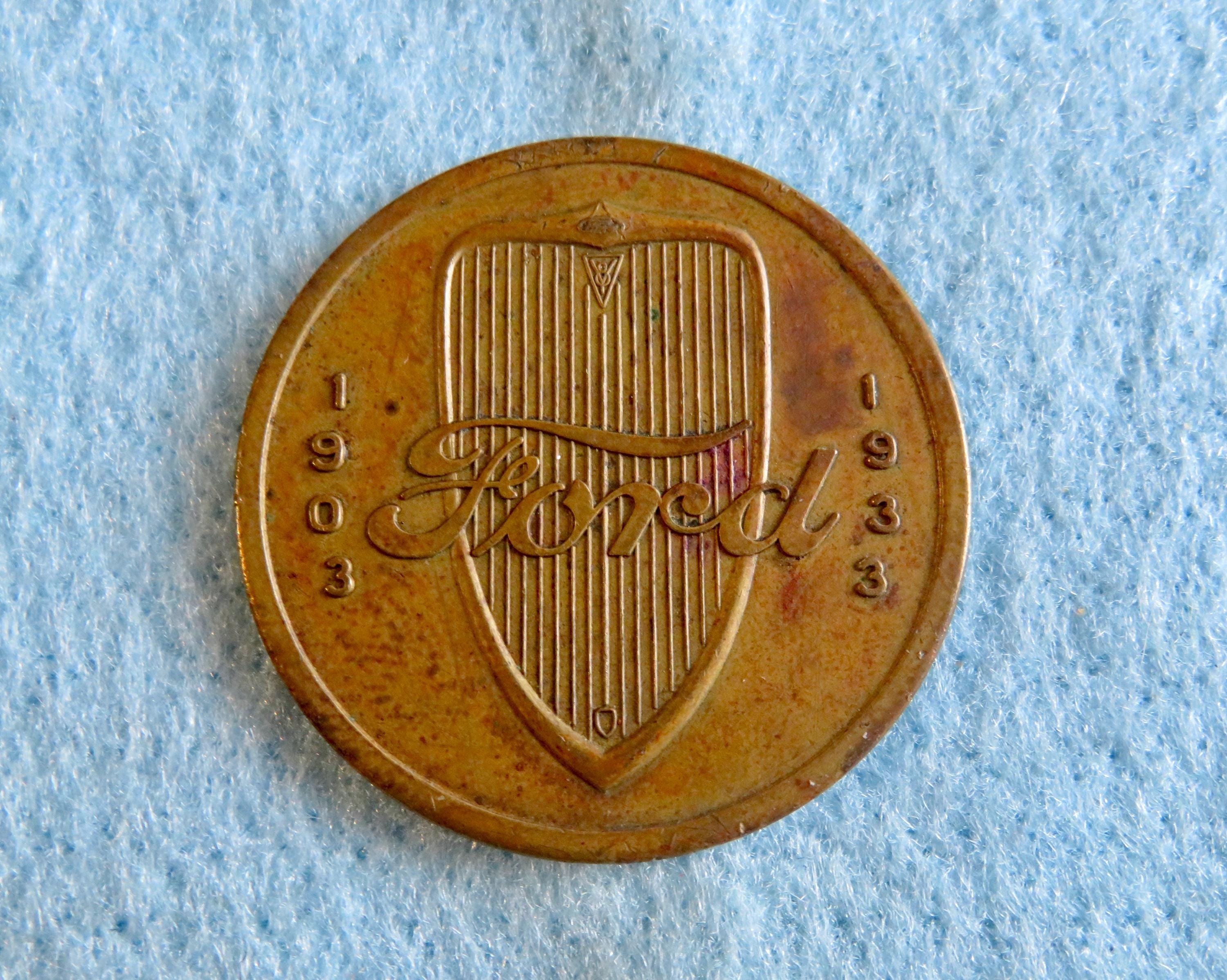 OLD COIN MEDALS ／FORD／OIL ／US VINTAGE GERALD R. FORD 38th President of The USA Medallic Art Co 999